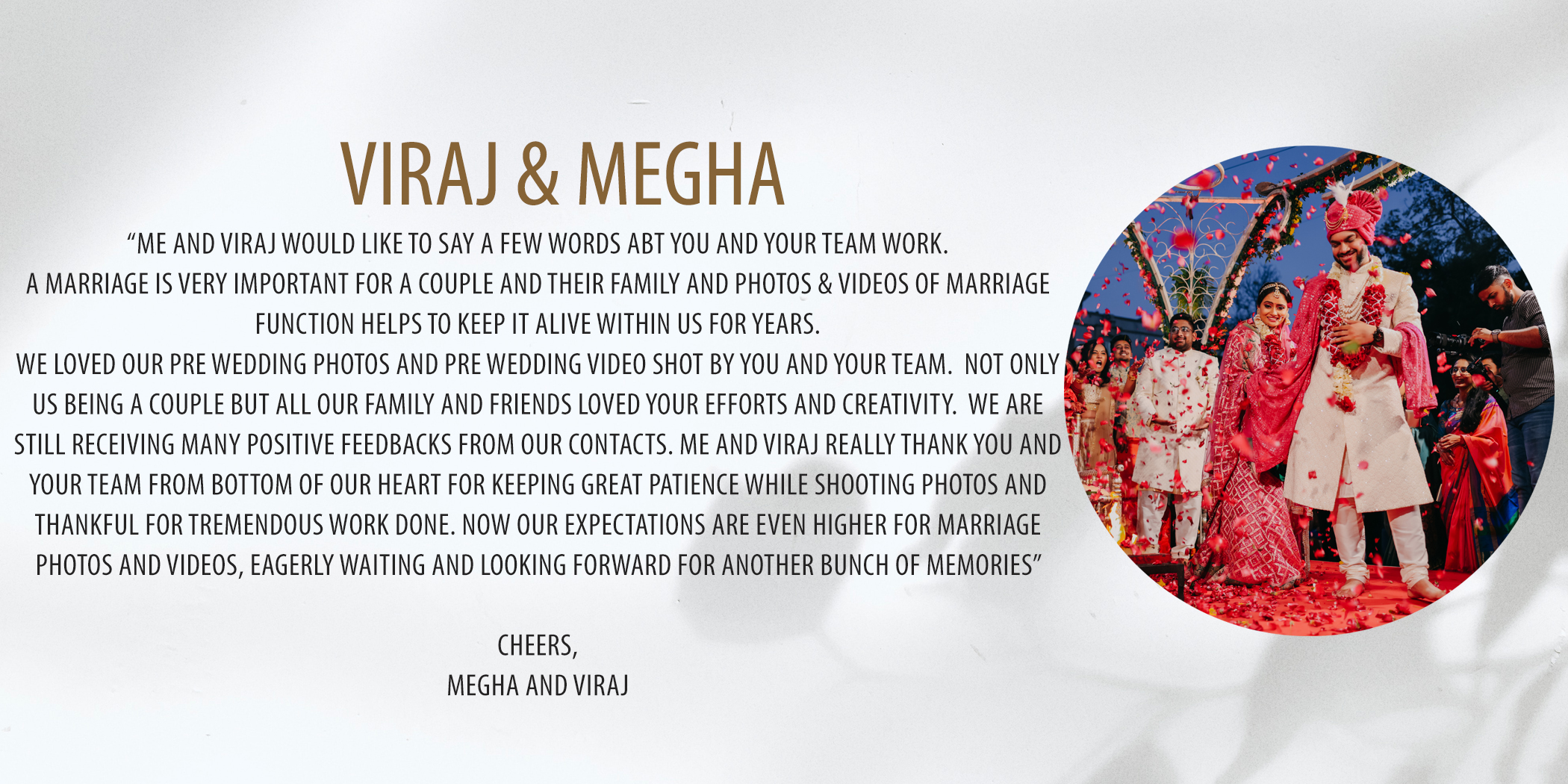 VIRAJ & MEGHA